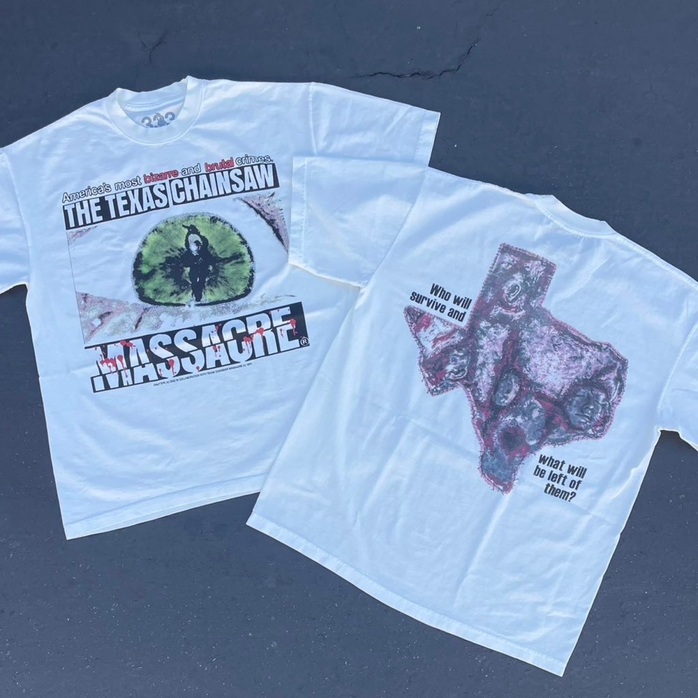 Texas Chainsaw Massacre Graphic T-Shirt HALF EVIL